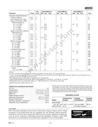AD9283BRS-RL50 Datasheet Page 3