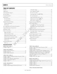 AD9914BCPZ-REEL7 Datasheet Page 2