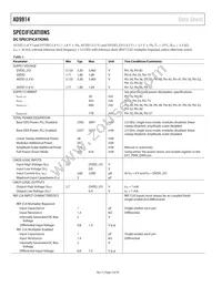 AD9914BCPZ-REEL7 Datasheet Page 4