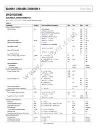 ADA4084-4ACPZ-RL Datasheet Page 4