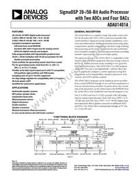 ADAU1401AWBSTZ-RL Datasheet Cover