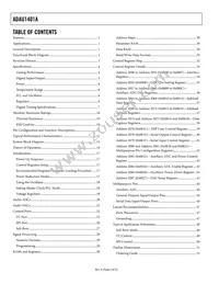 ADAU1401AWBSTZ-RL Datasheet Page 2