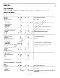 ADAU1401AWBSTZ-RL Datasheet Page 4