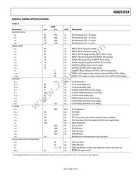 ADAU1401AWBSTZ-RL Datasheet Page 7