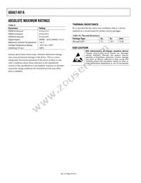 ADAU1401AWBSTZ-RL Datasheet Page 10