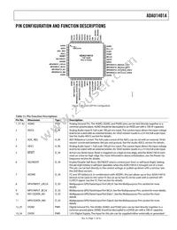 ADAU1401AWBSTZ-RL Datasheet Page 11