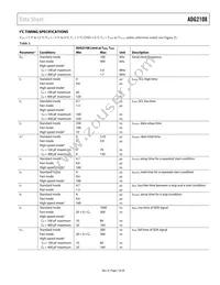 ADG2108BCPZ-R2 Datasheet Page 8