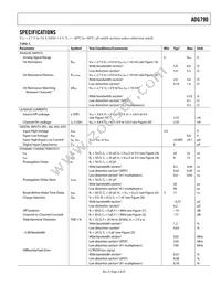 ADG790BCBZ-REEL Datasheet Page 3