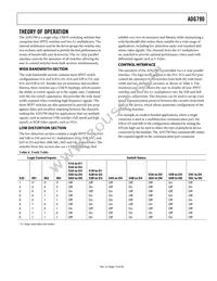 ADG790BCBZ-REEL Datasheet Page 13