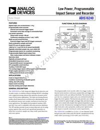 ADIS16240ABCZ Datasheet Cover