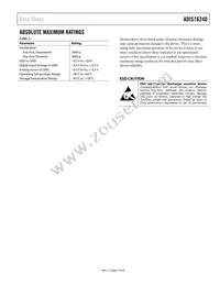 ADIS16240ABCZ Datasheet Page 5