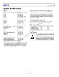 ADM1275-2ARQZ Datasheet Page 8