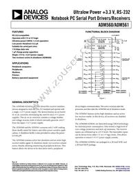 ADM561JRS-REEL Datasheet Cover