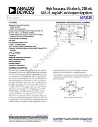 ADP3330ARTZ-2.75RL Datasheet Cover