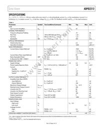 ADPD2212ACPZ-R7 Datasheet Page 3