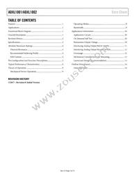 ADXL1002BCPZ-RL7 Datasheet Page 2