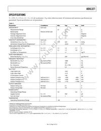 ADXL327BCPZ-RL Datasheet Page 3