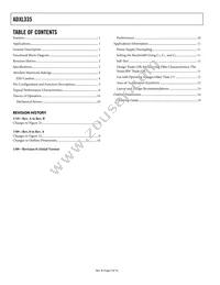 ADXL335BCPZ-RL Datasheet Page 2