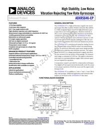 ADXRS646TBGZ-EP-RL Datasheet Cover