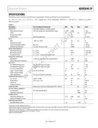 ADXRS646TBGZ-EP-RL Datasheet Page 3