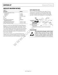 ADXRS646TBGZ-EP-RL Datasheet Page 4