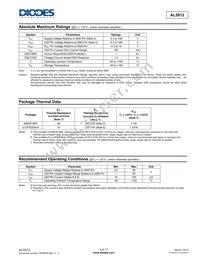 AL5812-3FF-7 Datasheet Page 3