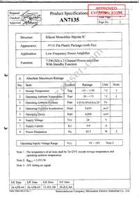 AN7135-CM Datasheet Page 2