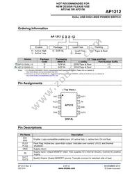 AP1212HSG-13 Datasheet Page 2