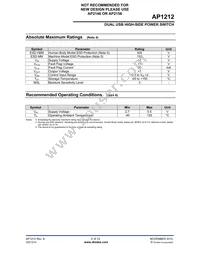 AP1212HSG-13 Datasheet Page 4