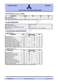 AS6C4008-55BIN Datasheet Page 4