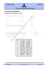 AS6C4008-55BIN Datasheet Page 8