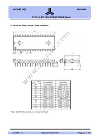 AS6C4008-55BIN Datasheet Page 13