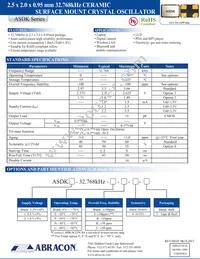 ASDK1-32.768KHZ-LRT Datasheet Cover
