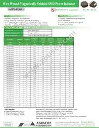 ASPI-4030S-8R2M-T Datasheet Cover