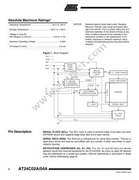 AT24C04AN-10SI-2.7-T Datasheet Page 2