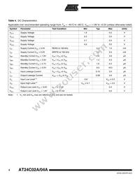 AT24C04AN-10SI-2.7-T Datasheet Page 4