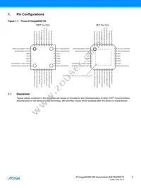 ATMEGA88-15MZ Datasheet Page 3