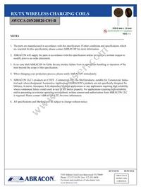 AWCCA-20N20H20-C01-B Datasheet Page 3
