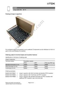 B43501A5477M087 Datasheet Page 6