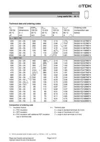 B43501A5477M087 Datasheet Page 9