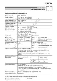 B43564B9228M000 Datasheet Page 3