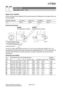 B43564B9228M000 Datasheet Page 4