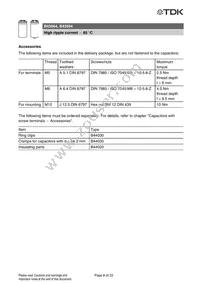 B43564B9228M000 Datasheet Page 8