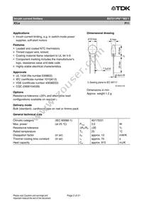 B57211P0330M301 Datasheet Page 2