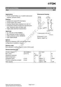 B57237S259M54 Datasheet Page 2