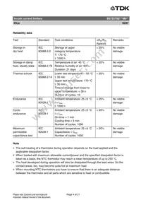 B57237S259M54 Datasheet Page 4