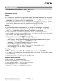 B59407A0115A062 Datasheet Page 11