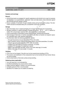 B59945C0120A051 Datasheet Page 6