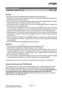 B59945C0120A051 Datasheet Page 7