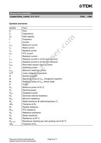 B59945C0120A051 Datasheet Page 8